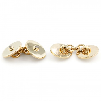 9ct gold Cubic Zirconia Cufflinks